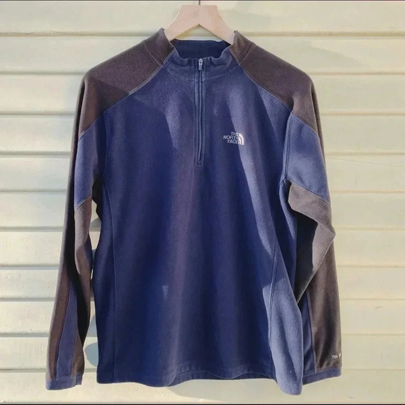North Face TKA 100 3/4 Zip Pull Over Fleece - Picture 1 of 5